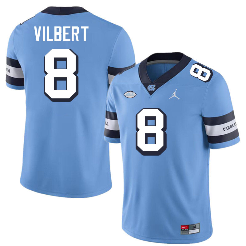 #8 Smith Vilbert North Carolina Tar Heels College Football Jersey Stitched-Retro Blue #8 Smith Vilbert North Carolina Tar Heels College Football Jersey Stitched-Retro Blue